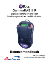 RAE Systems GammaRAE II R Benutzerhandbuch