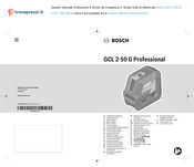 Bosch GCL 2-50 G Professional Originalbetriebsanleitung