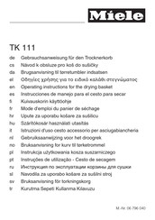 Miele TK 111 Gebrauchsanweisung