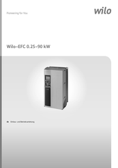 Wilo EFC 0.25-90 kW Einbau- Und Betriebsanleitung
