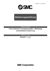 SMC MXQR8 Bedienungsanleitung