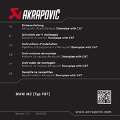 Akrapovic Downpipe with CAT Einbauanleitung