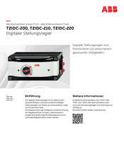 ABB TZIDC-200 Inbetriebnahmeanleitung
