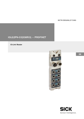 SICK IO-Link Master IOLG2PN-03208R01 PROFINET Betriebsanleitung