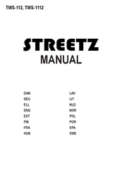 Streetz TWS-1112 Bedienungsanleitung