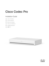 Cisco Codec Pro Installationshandbuch