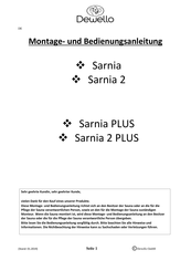 Dewello Sarnia Montage- Und Bedienungsanleitung