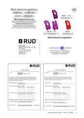 RUD IMVK 8 Montageanleitung