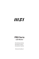 MSI PRO MP251 Benutzerhandbuch