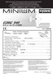 Kyosho EDGE 540 Bedienungsanleitung