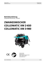 Collomix Collomatic XM3-900 Betriebsanleitung