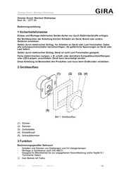 Gira 2277 00 Bedienungsanleitung