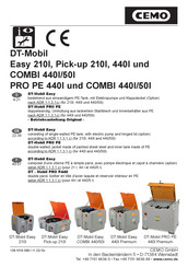 CEMO DT-Mobil PRO PE 440l Premium Betriebsanleitung