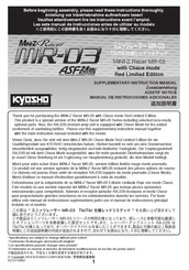 Kyosho Mini-Z Racer MR-03 Bedienungsanleitung