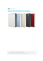Seagate Backup Plus Slim Benutzerhandbuch