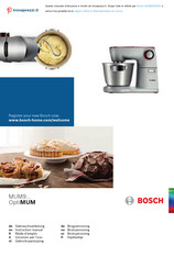 Bosch OptiMUM MUM9A32S00 Gebrauchsanleitung