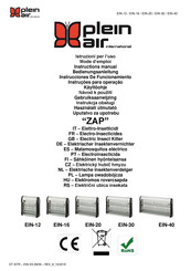 Plein Air EIN-20 Bedienungsanleitung