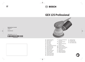 Bosch GEX 125 Professional Originalbetriebsanleitung