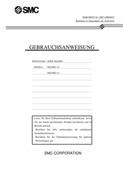 SMC MDHR3-10 Gebrauchsanweisung