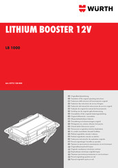 Würth 0772 150 004 Originalbetriebsanleitung