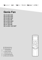 Saunier Duval Genia Fan SD 4-050 NK Betriebsanleitung