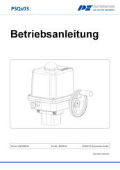 PS Automation PSQ 03-Serie Betriebsanleitung