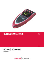 Pfeiffer Vacuum RC 500 WL Betriebsanleitung