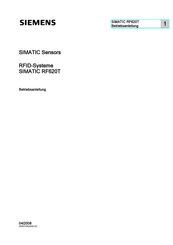 Siemens SIMATIC RF620T Betriebsanleitung