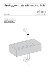 Clou flush 3 CL/03.11031 Montageanweisungen