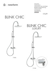 Newform BLINK CHIC luxury 71152 Bedienungsanleitung