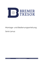 Bremer Lenus Serie Montage- Und Bedienungsanleitung