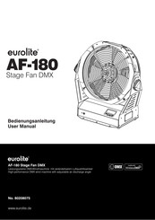 EuroLite AF-180 Stage Fan DMX Bedienungsanleitung