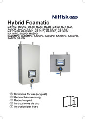 Nilfisk Hybrid Foamatic MA2C Gebrauchsanweisung