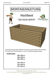 Hochbeet-Hans DIE DICKE BERTA Montageanleitung