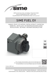 Sime FUEL 25 EV Betriebs- Und Wartungsanleitung
