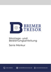 Bremer Merkur-Serie Montage- Und Bedienungsanleitung