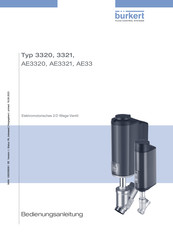 bürkert 3320 Bedienungsanleitung