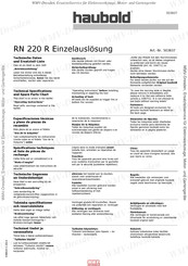 haubold 503837 Betriebsanleitung