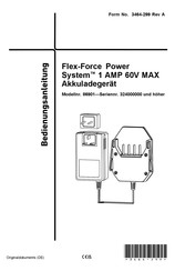 Toro Flex-Force Power System 1 AMP 60V MAX Bedienungsanleitung