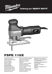 AEG Powertools FSPE 110X Originalbetriebsanleitung