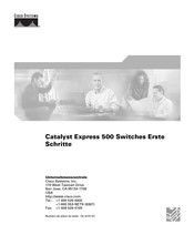 Cisco Systems Catalyst Express 500 Erste Schritte