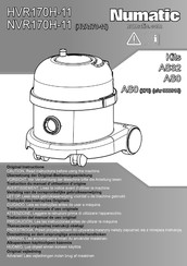 Numatic HVR170H-11 Bersetzung Der Original Bedienungsanleitung