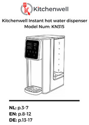 Kitchenwell KN315 Benutzerhandbuch