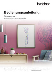 Brother 882-W83 Bedienungsanleitung
