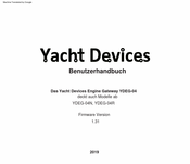 Yacht Devices YDEG-04R Benutzerhandbuch