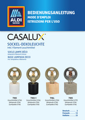 Casalux 2000/01/30 Bedienungsanleitung
