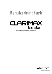 elector CLARIMAX bambini Benutzerhandbuch
