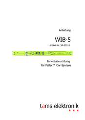 Tams Elektronik WIB-5 Anleitung