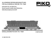 PIKO Diesellok T669 Bedienungsanleitung