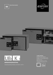 Asecos UB-S-30 Bedienungsanleitung